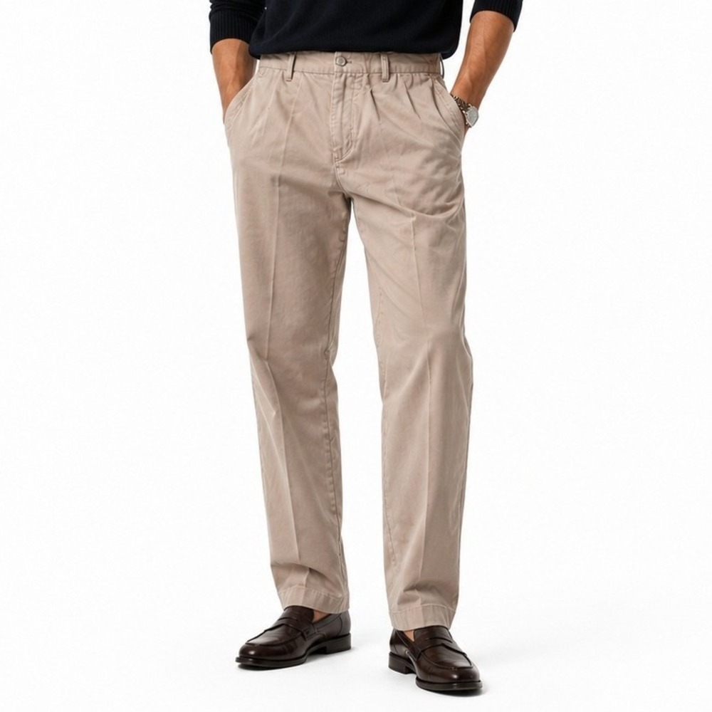 Polo Ralph Lauren Chino Pants Mens 34/30 Tan Stretch Classic Fit Left Hand Twill